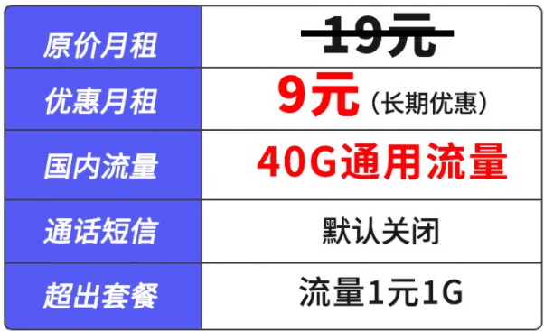 不限速隨便用 浙江臺州移動(dòng)上線9元包40G全國通用流量 【手慢無】