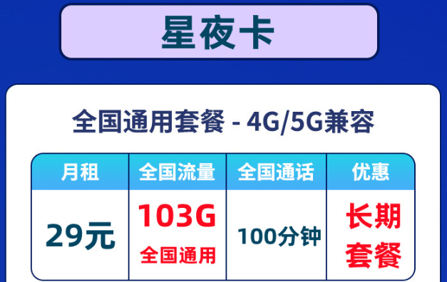 優(yōu)惠好卡推薦！聯(lián)通星夜卡全通用流量+聯(lián)通超炫卡可選號(hào)碼|包郵到家
